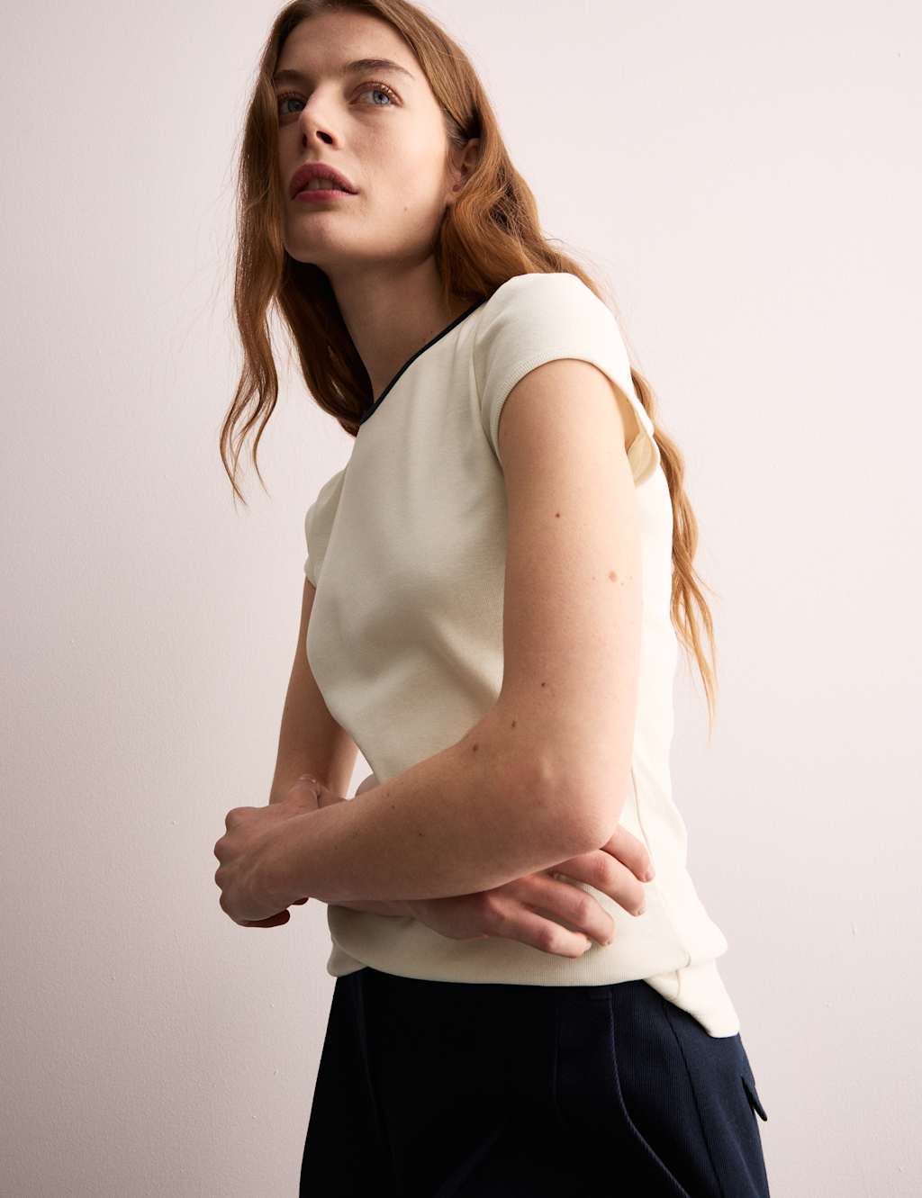 Jersey Contrast Trim T-Shirt 4 of 6