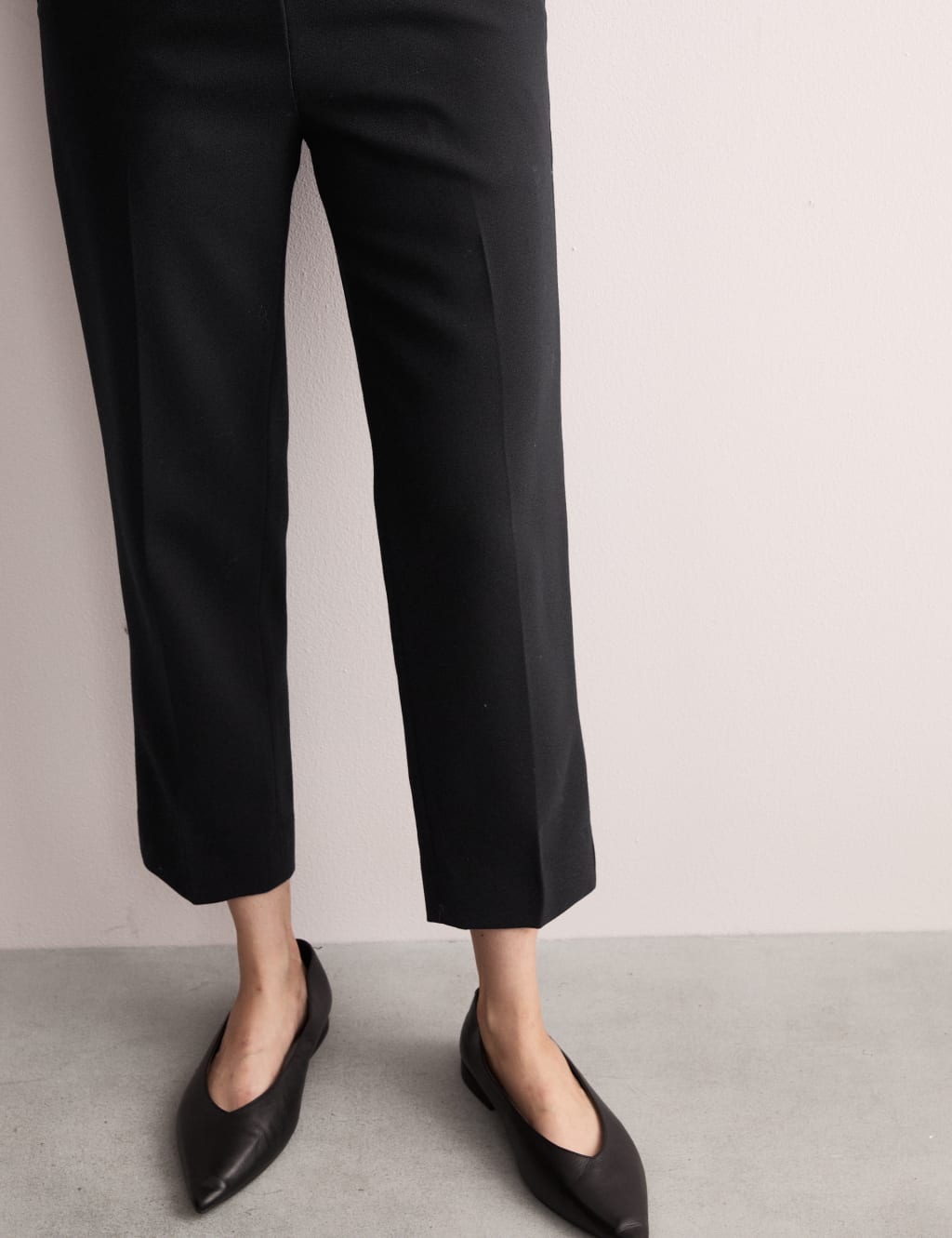 Pure Wool Tailored Ankle Grazer Trousers 3 of 8