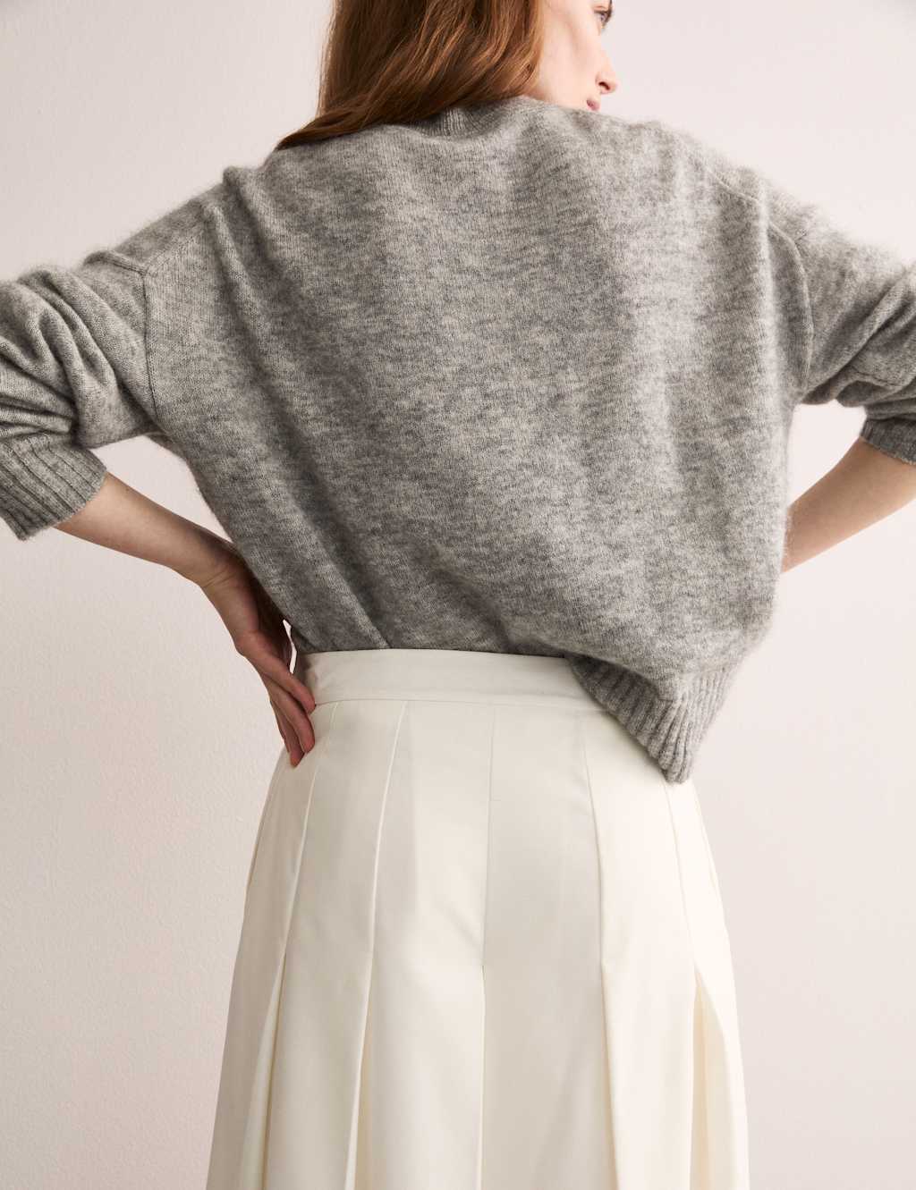 Wide Leg Culottes with Wool | JAEGER | M&S