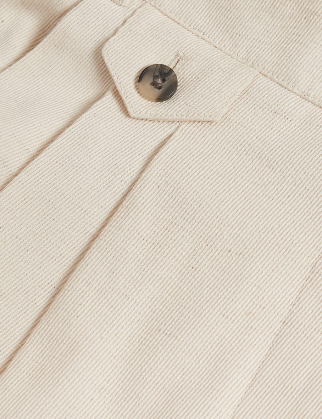 Cotton Rich Wide Leg Trousers with Linen 7 of 7
