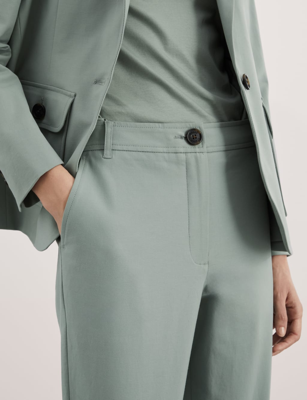 Cotton Stretch Ankle Grazer Chinos 4 of 5
