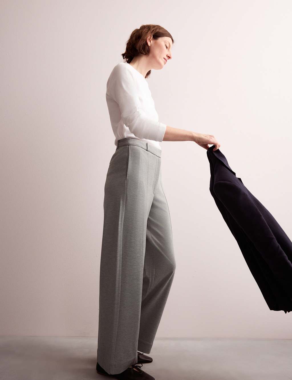 Jersey Wide Leg Trousers 7 of 8