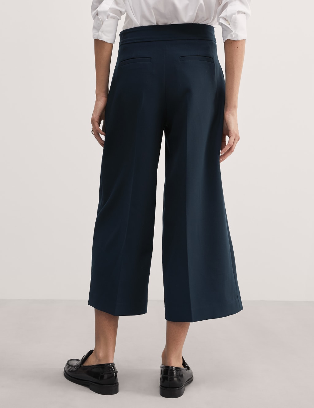 Side zip cropped trousers 2025