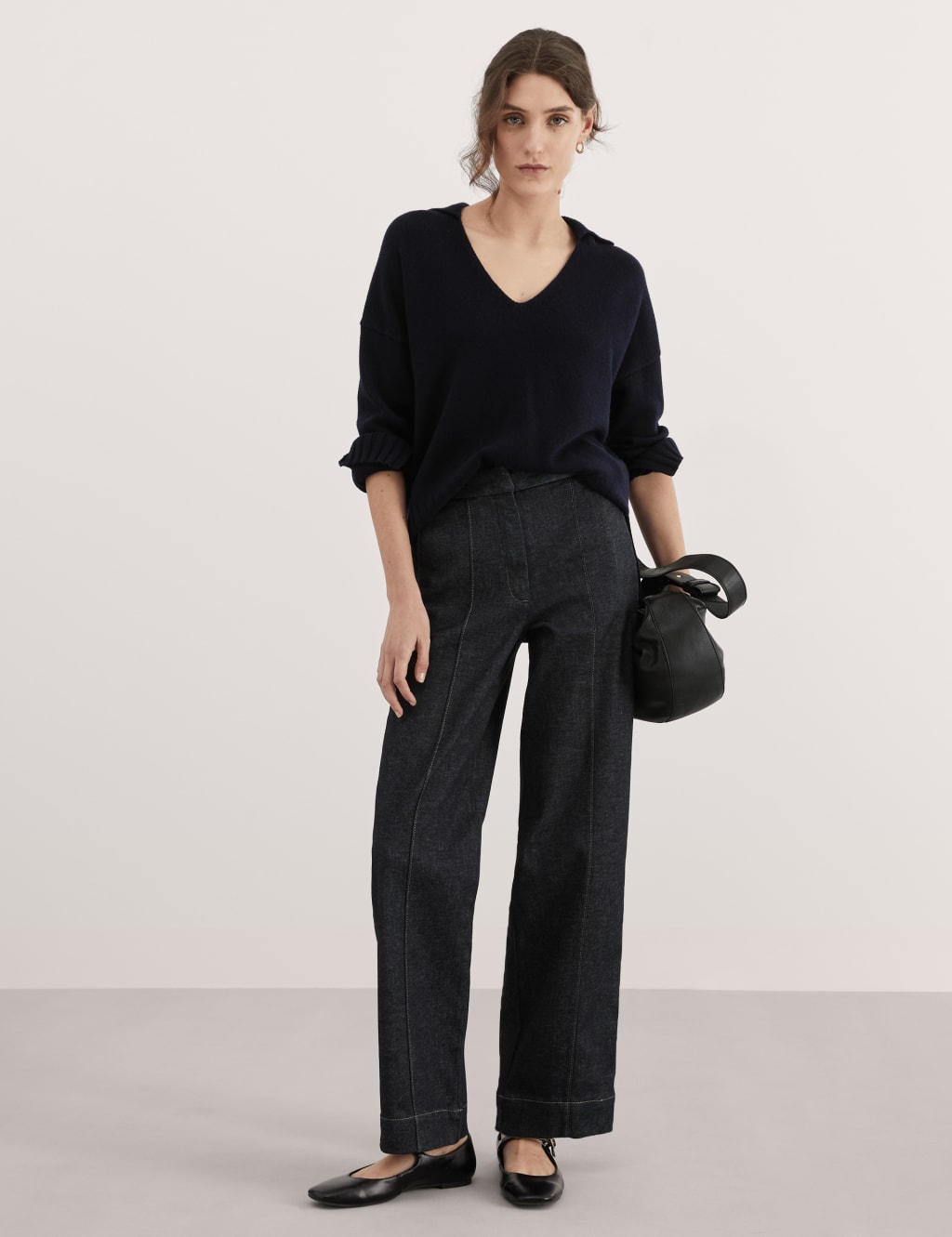 High Waisted Straight Leg Jeans 3 of 8