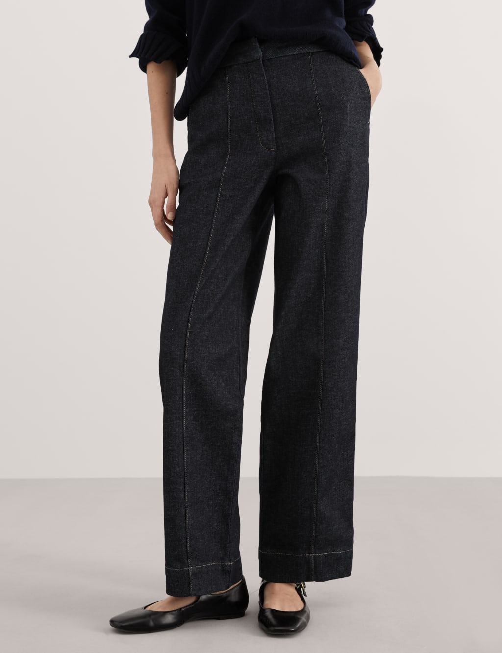 High Waisted Straight Leg Jeans 6 of 8