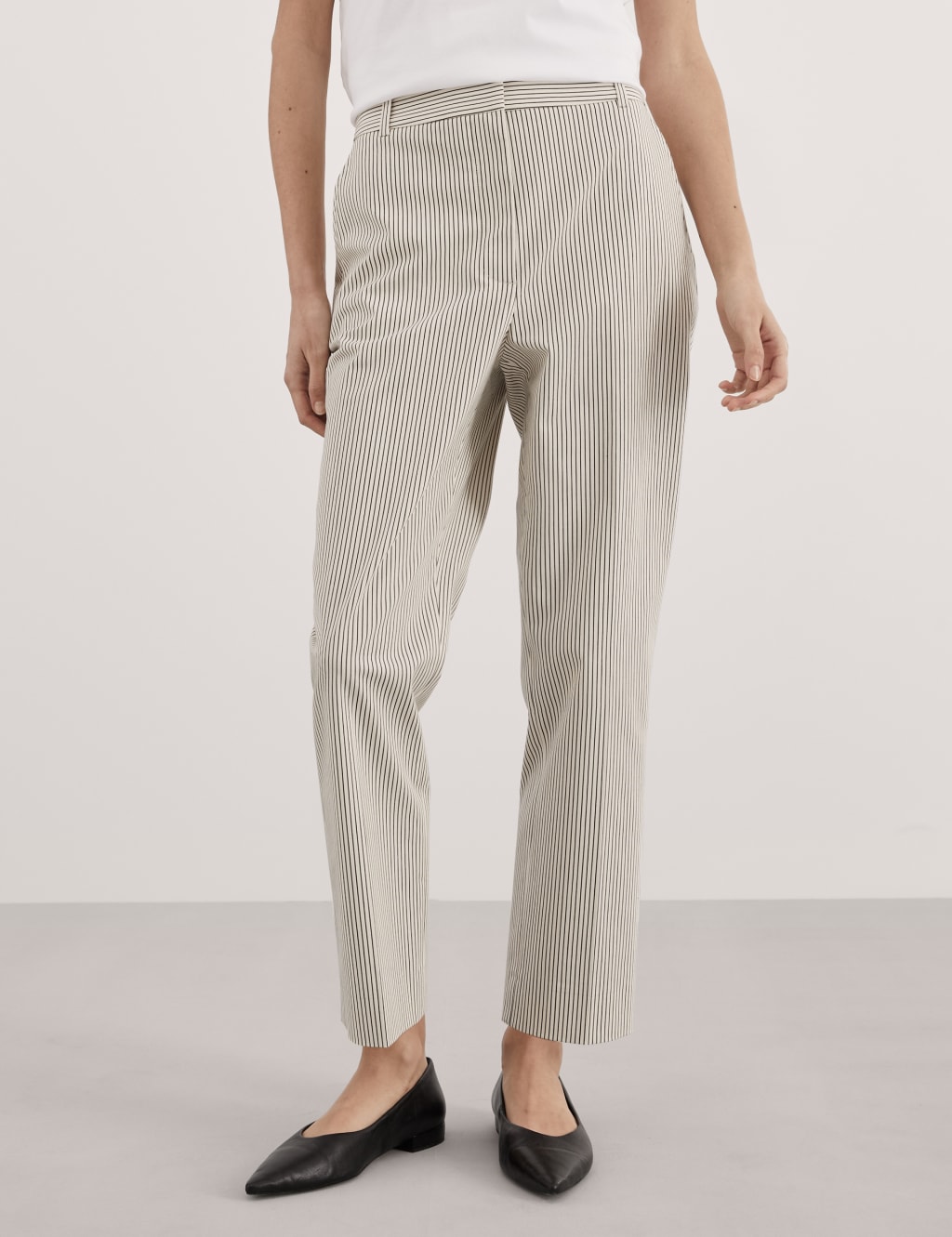 Striped tapered pants store