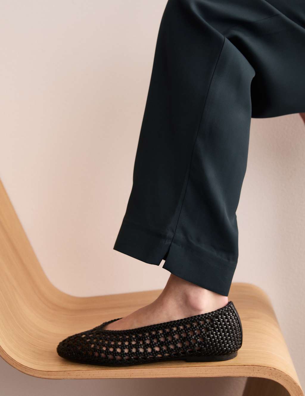 Elasticated Waist Pull On Tapered Trousers 5 of 7