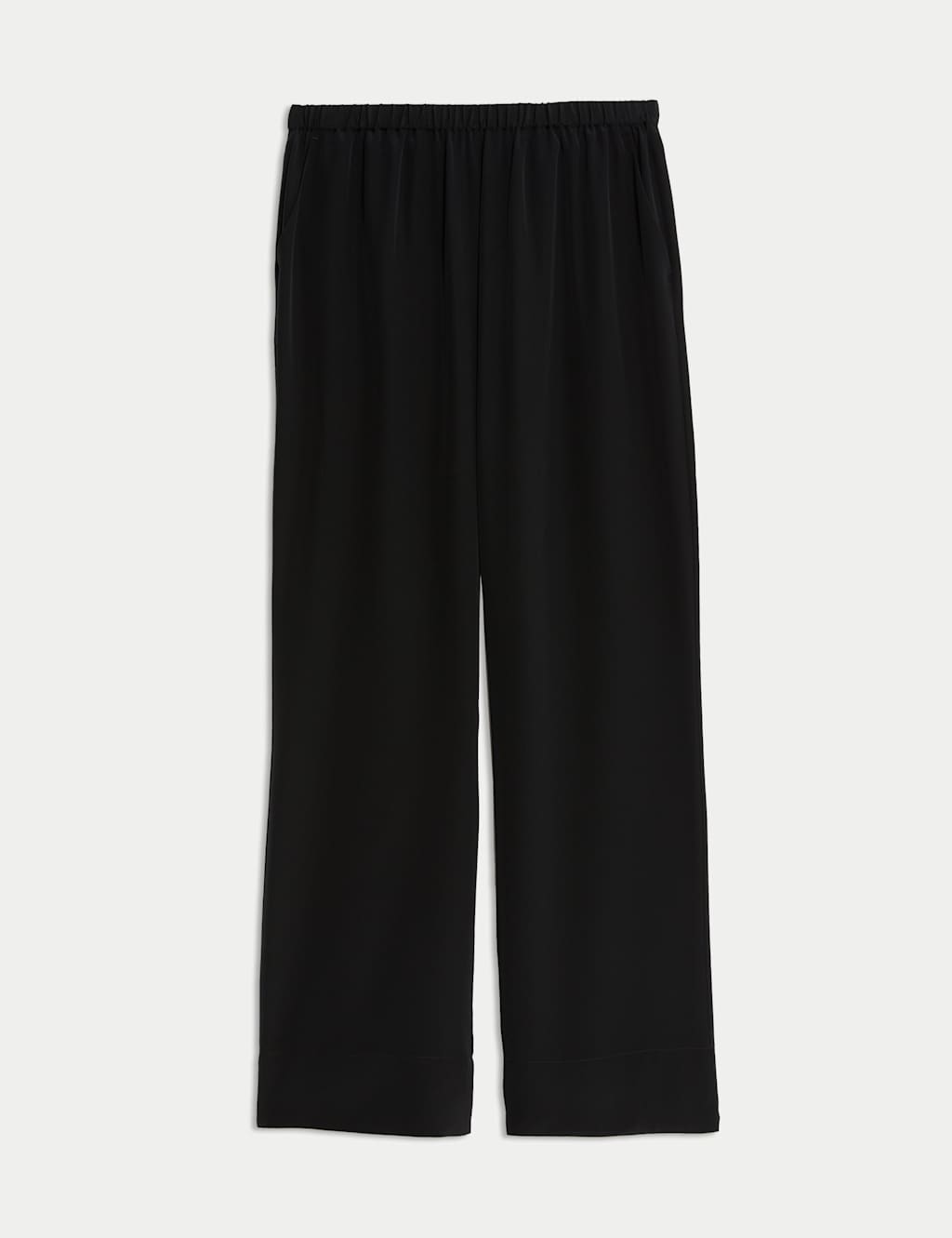 Pure Silk Wide Leg Trousers 2 of 7