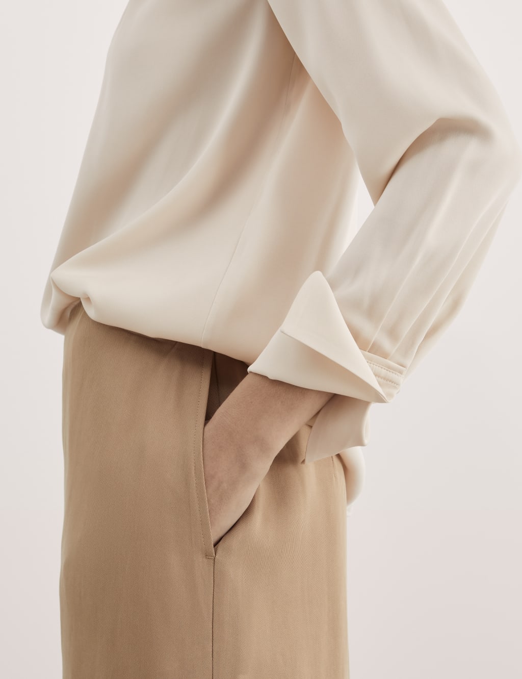 Pure Lyocell™ Midi Column Skirt 3 of 4
