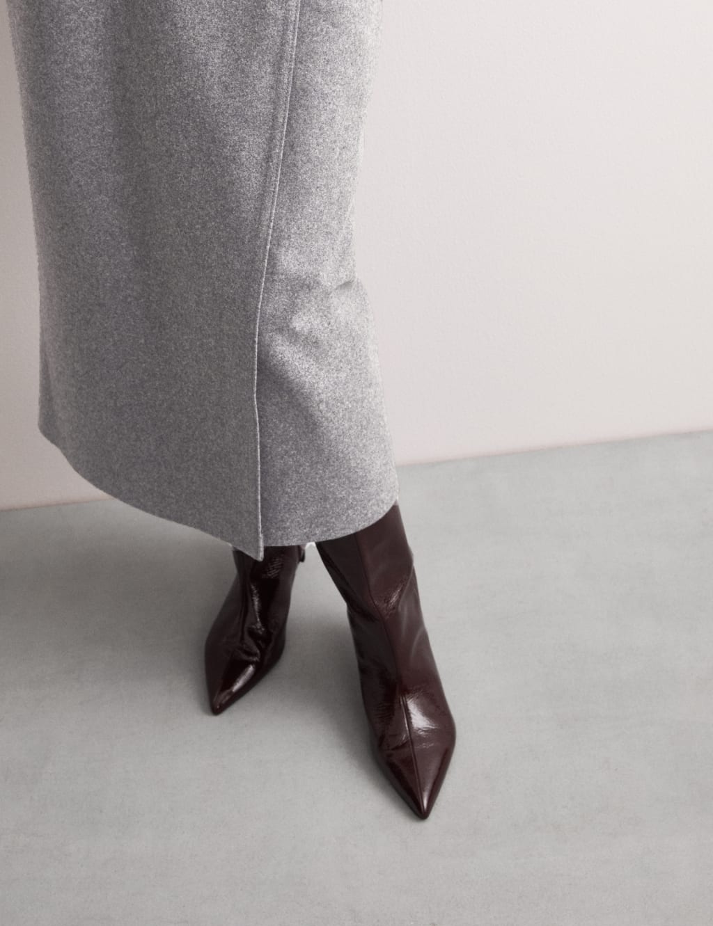 Wool boot skirt online