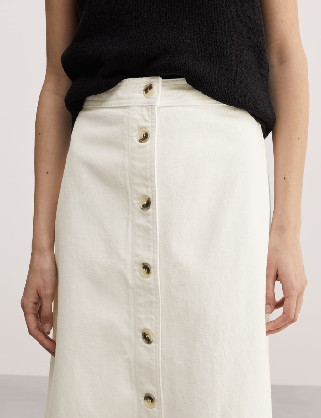 Midi jean skirt yarn clearance