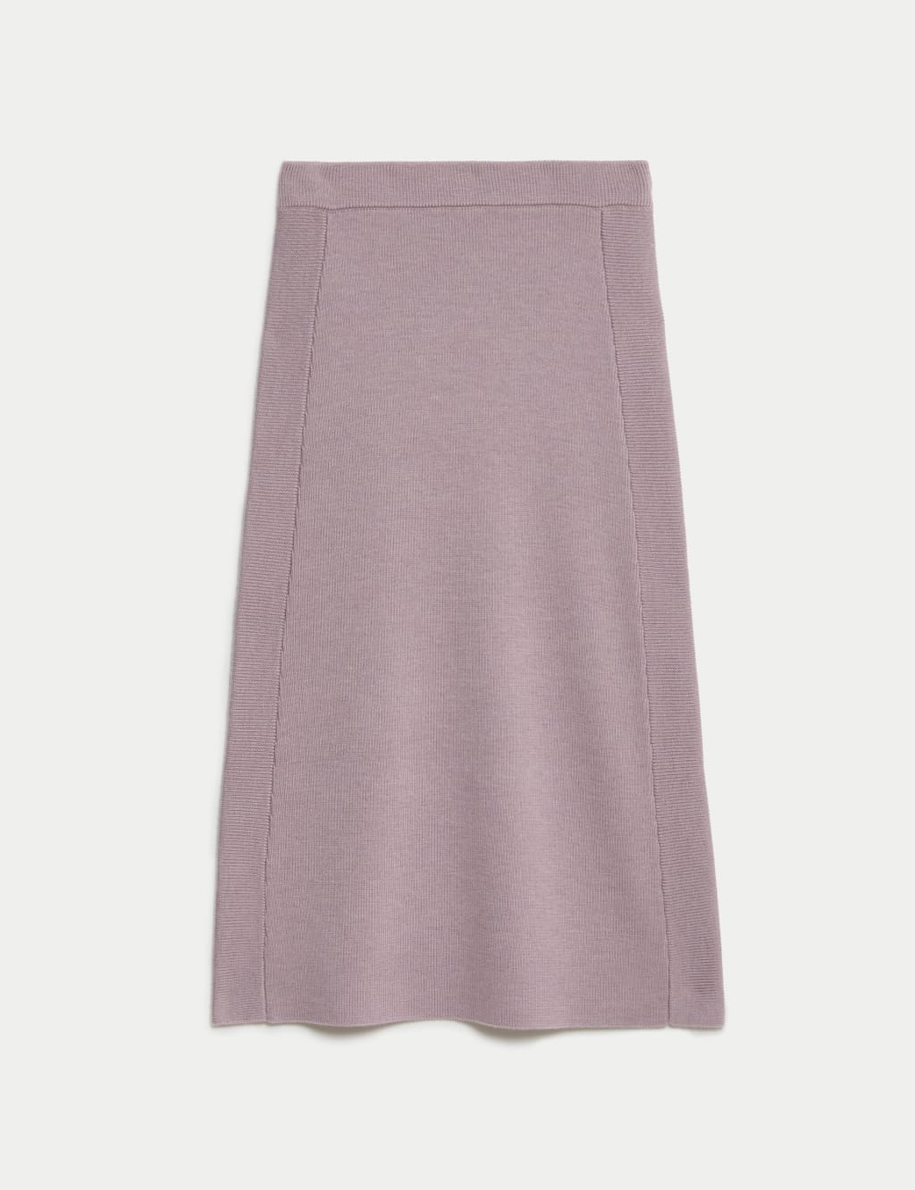 Pure Wool Knitted Midi Column Skirt 2 of 7