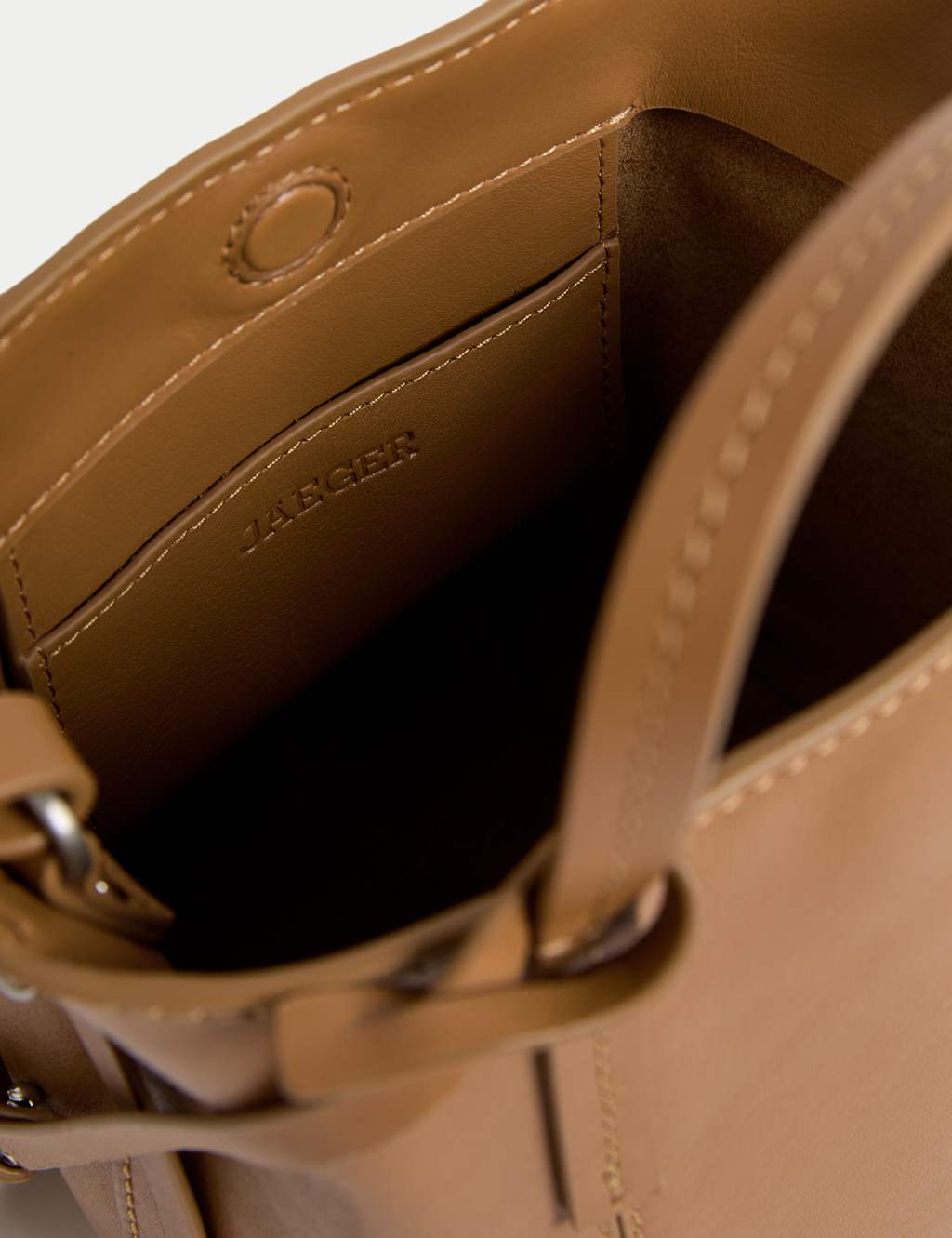 Leather Top Handle Cross Body Bag 4 of 6