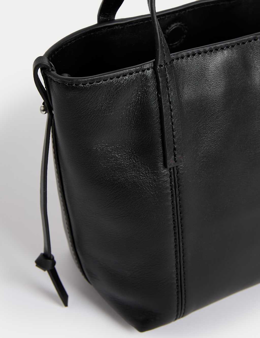 Leather Top Handle Cross Body Bag 2 of 8