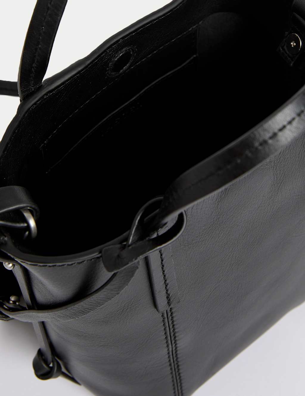 Leather Top Handle Cross Body Bag 4 of 8