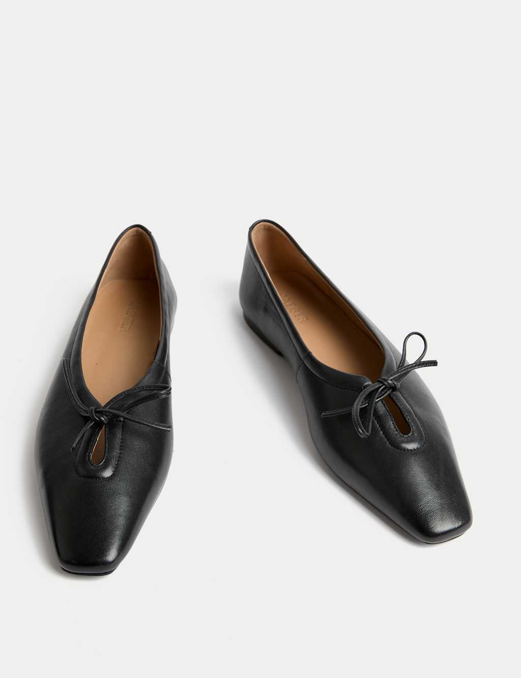 Leather Slip On Flat Pumps 2 of 3