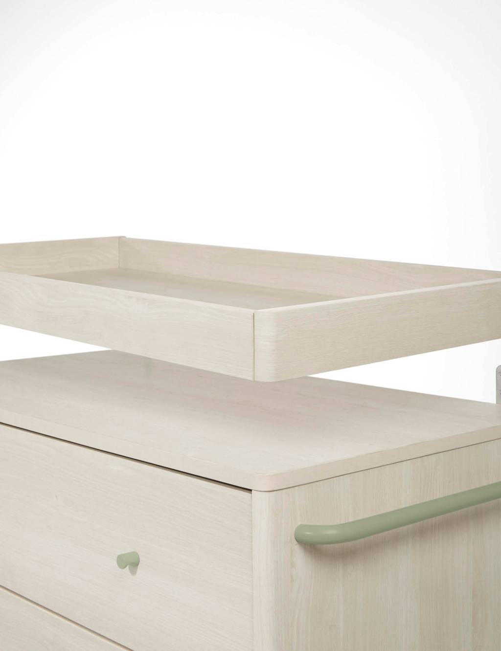 2pc Kinlay Cot Bed & Dresser Set 5 of 5