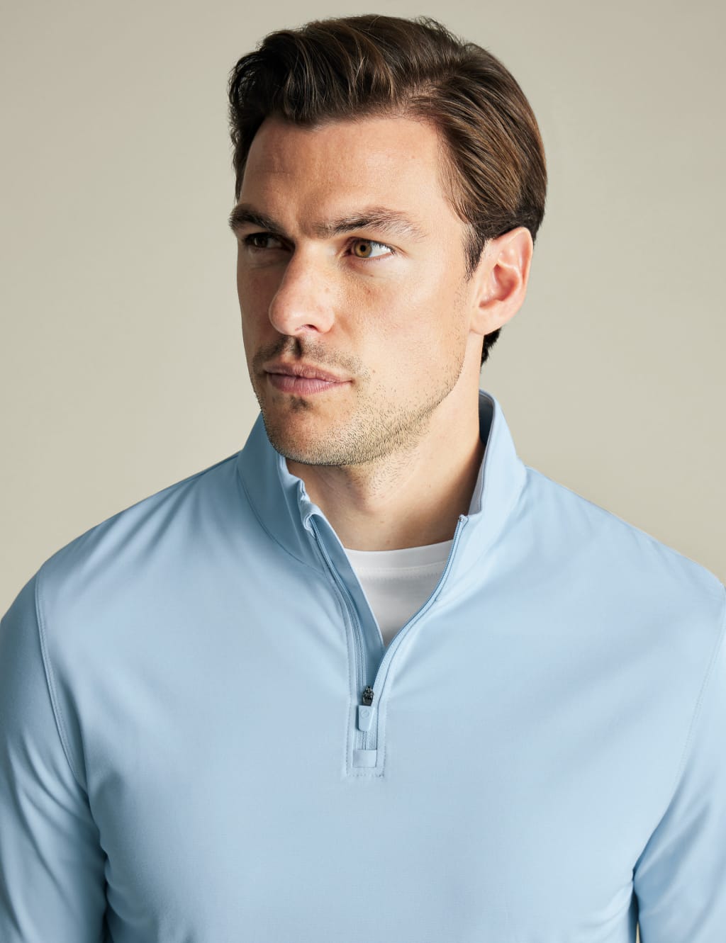 Half Zip Long Sleeve Polo Shirt 3 of 6