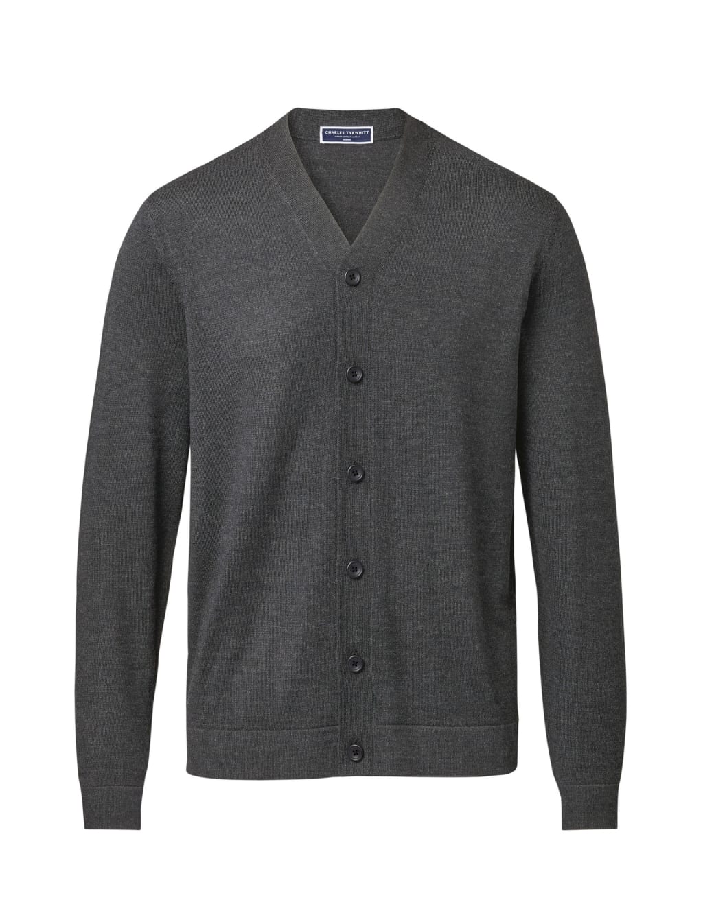 Pure Merino Wool V-Neck Cardigan 2 of 6