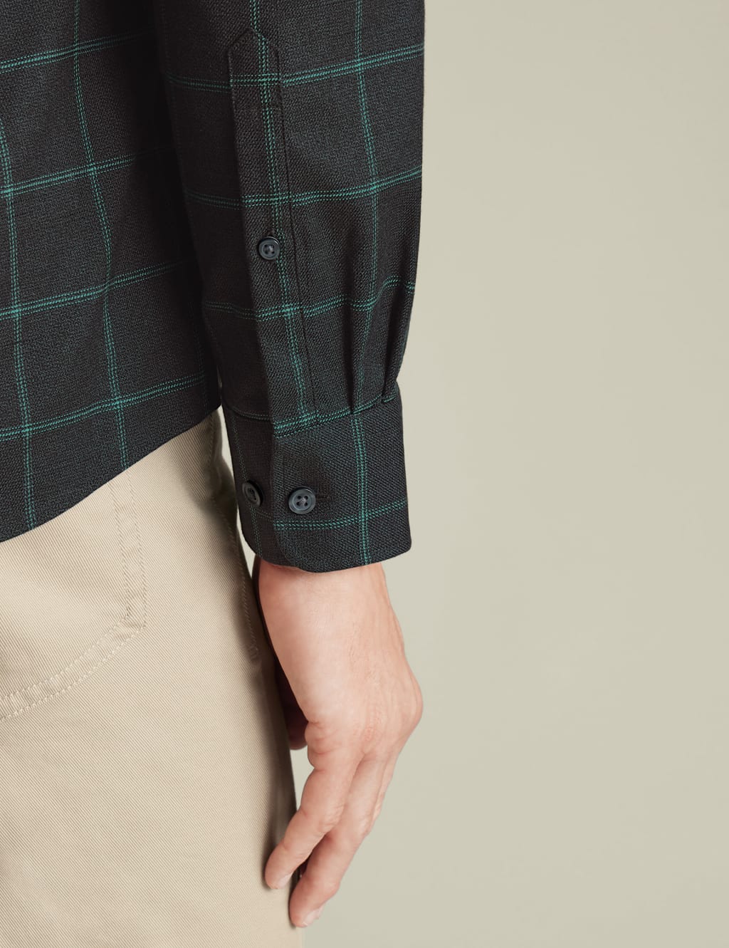 Slim Fit Easy Iron Pure Cotton Check Shirt 4 of 6