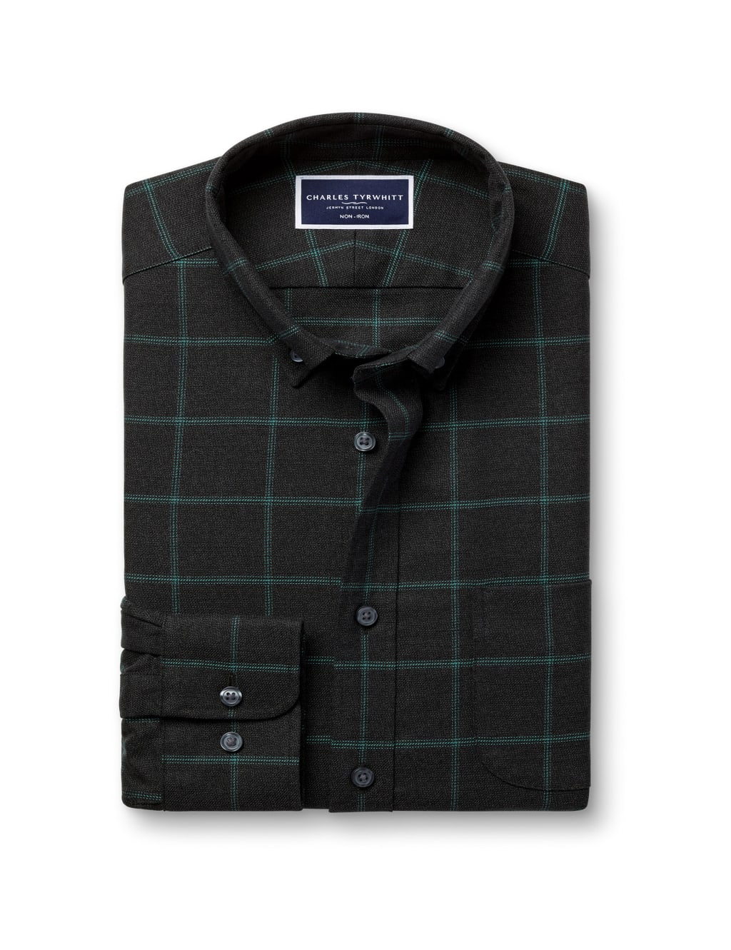 Slim Fit Easy Iron Pure Cotton Check Shirt 2 of 6