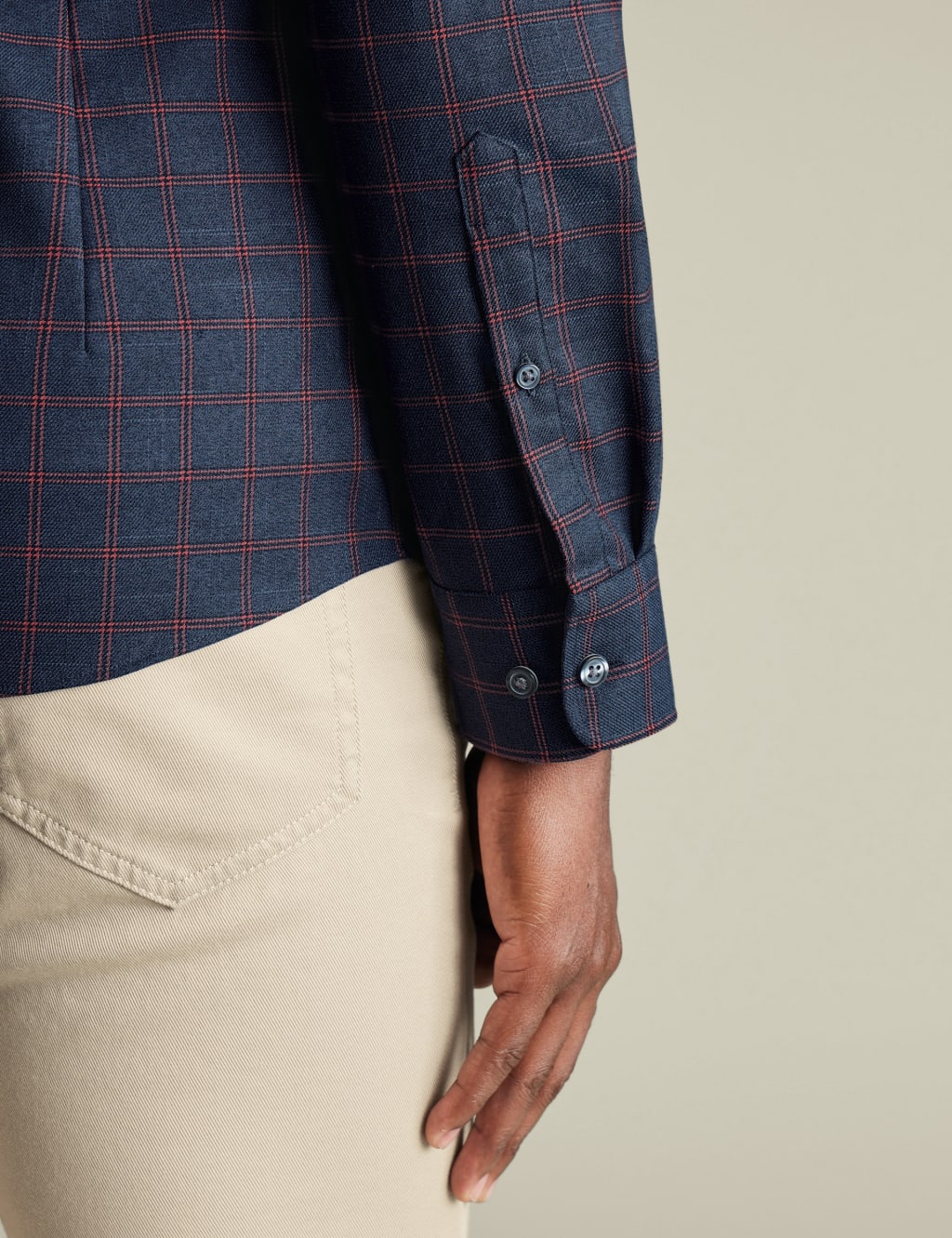 Slim Fit Non Iron Pure Cotton Check Shirt 4 of 6