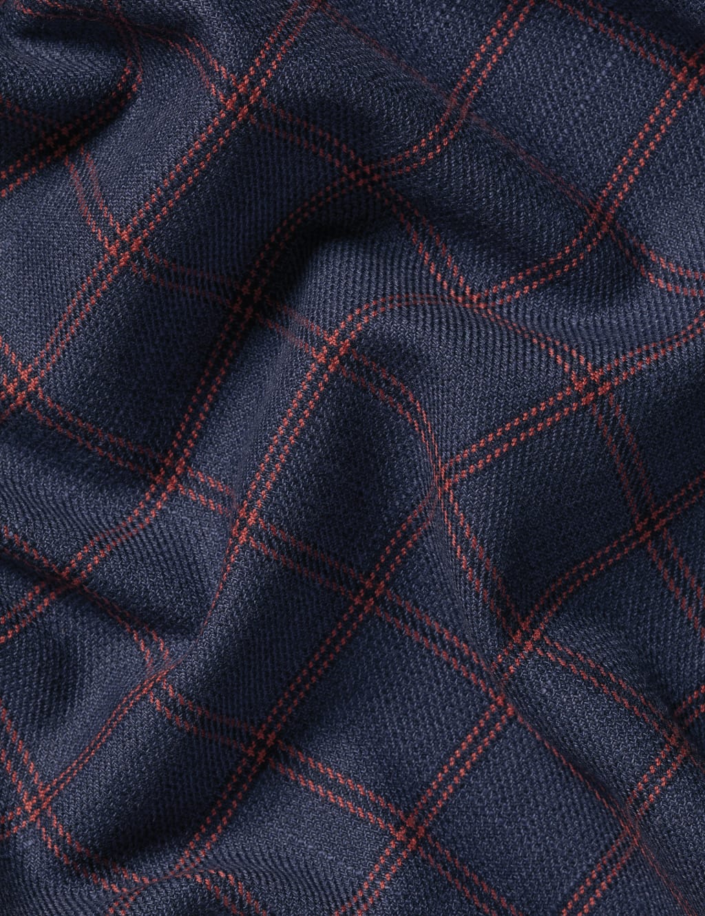 Slim Fit Non Iron Pure Cotton Check Shirt 6 of 6