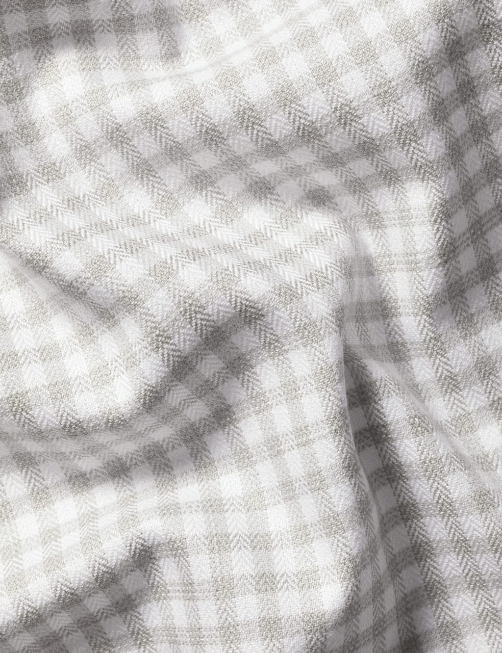 Slim Fit Non Iron Pure Cotton Gingham Shirt 6 of 6