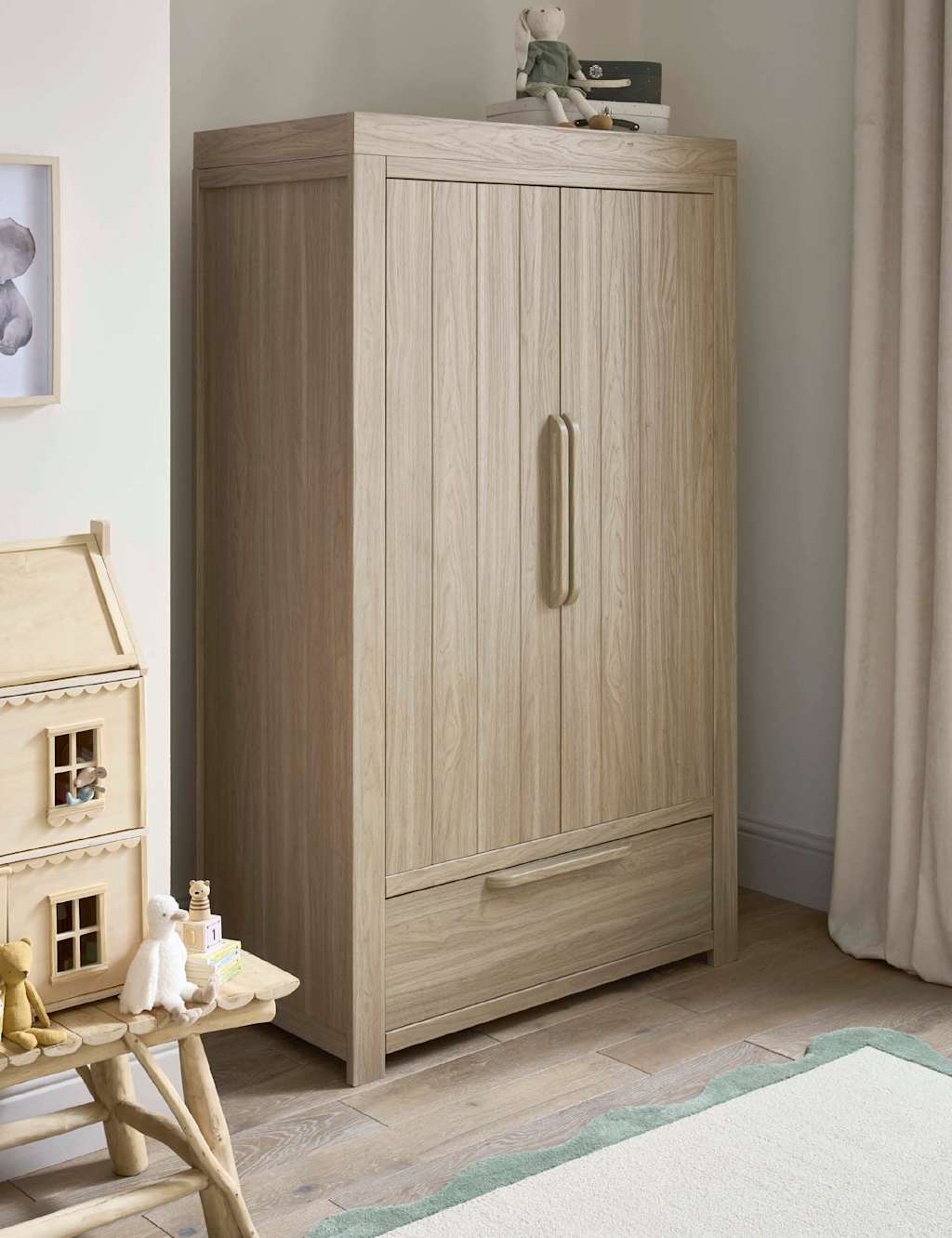 Franklin 3 Piece Cot Bed, Dresser & Wardrobe 12 of 14