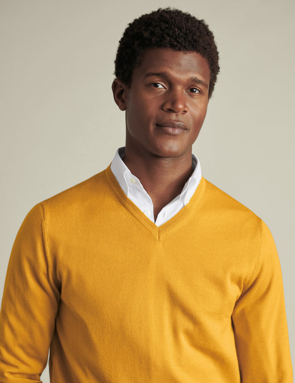 Pure Merino Wool V-Neck Jumper 3 of 5