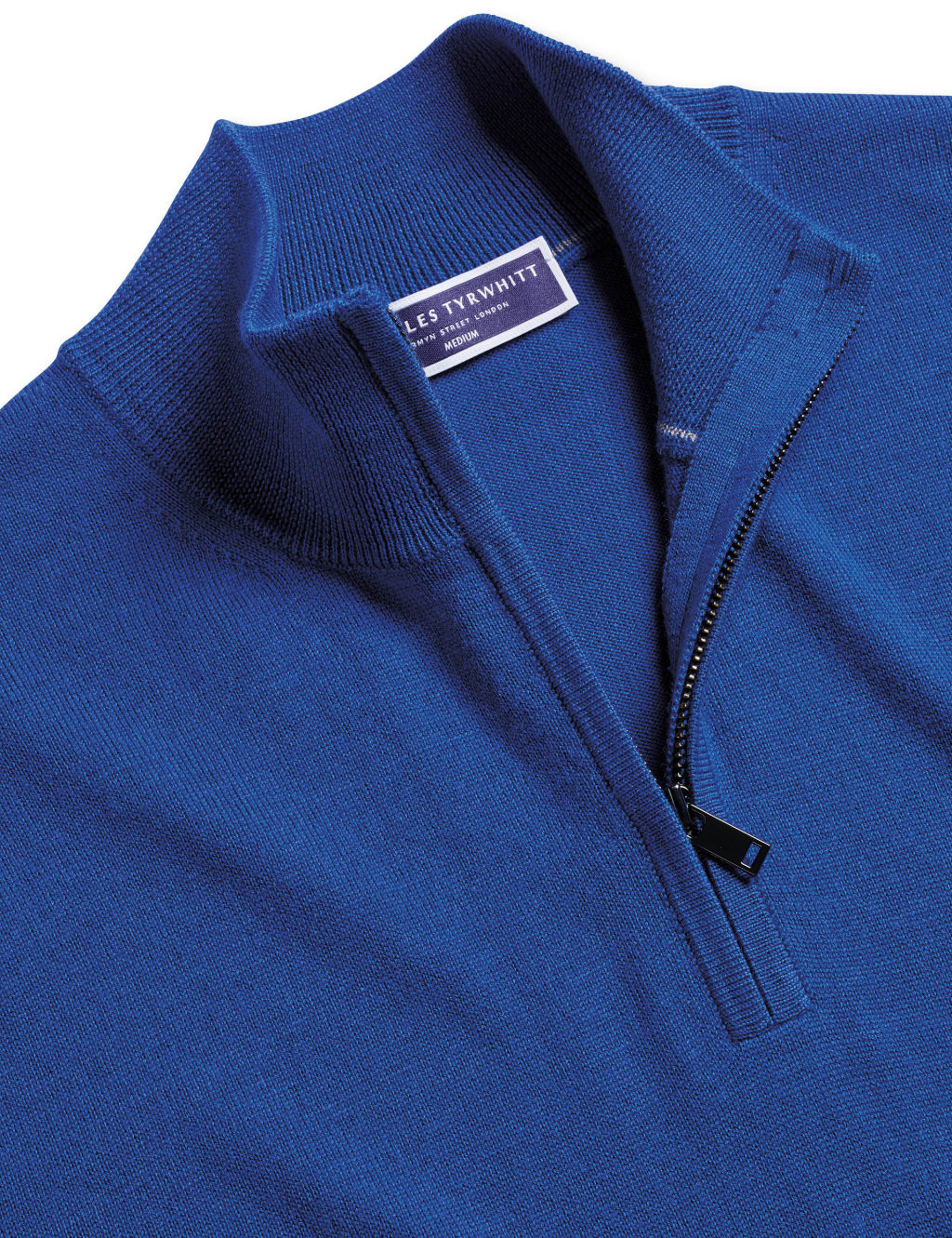 Pure Merino Wool Half Zip Jumper 4 of 5