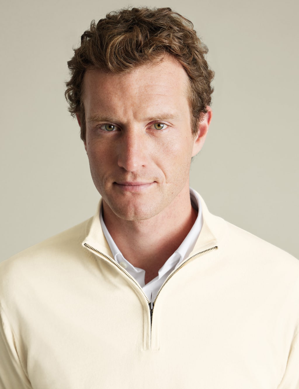 Pure Merino Wool Half Zip Jumper 3 of 5