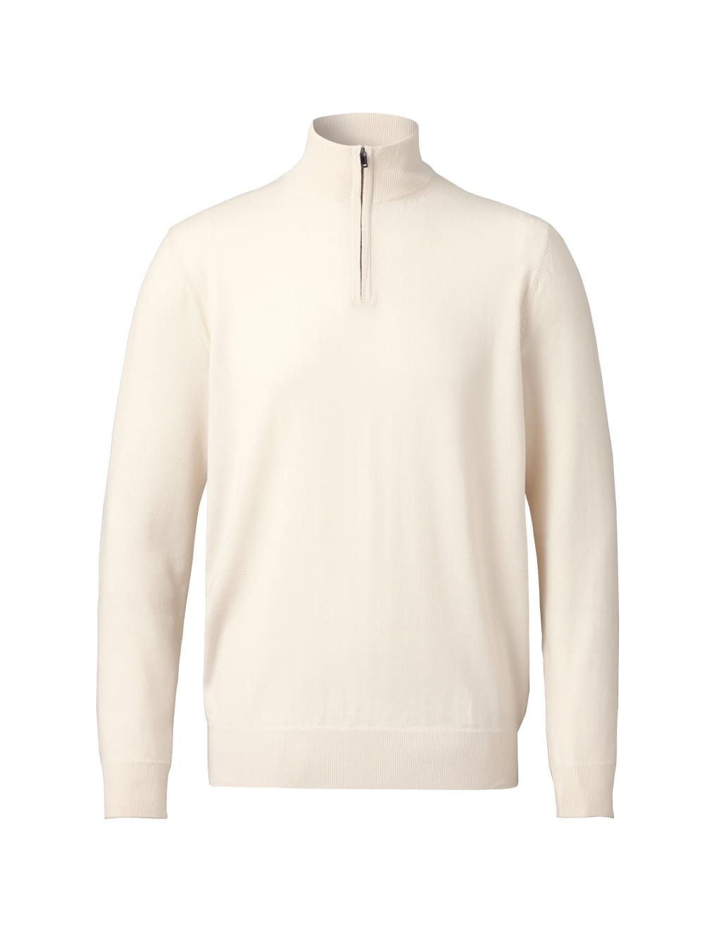 Pure Merino Wool Half Zip Jumper 2 of 5