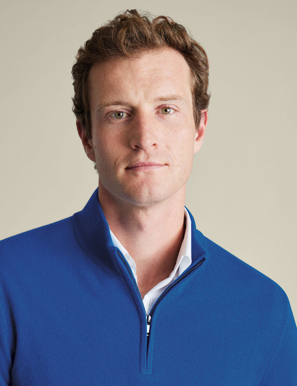 Pure Cashmere Half Zip Jumper 3 of 5
