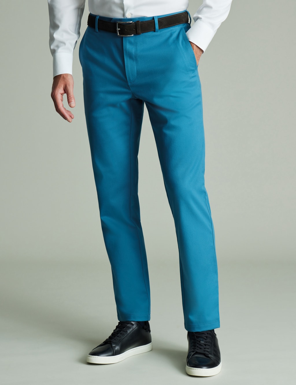 Slim Fit Non Iron Stretch Chinos 2 of 4