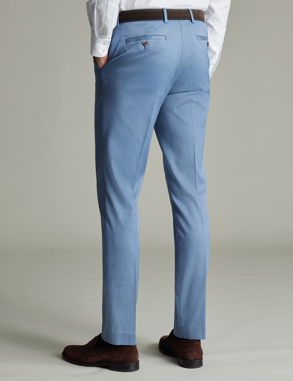 Slim Fit Smart Textured Stretch Chinos 3 of 4