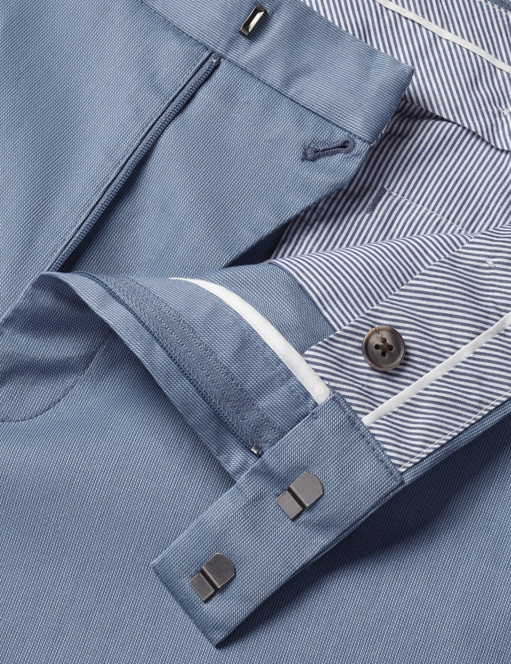 Slim Fit Smart Textured Stretch Chinos 4 of 4