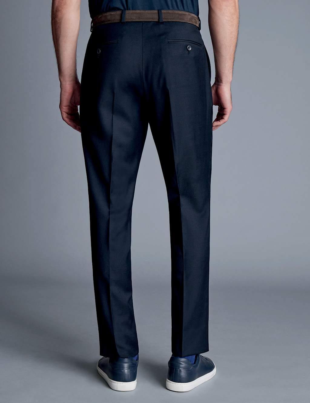 Regular Fit Pure Wool Suit Trousers 3 of 4