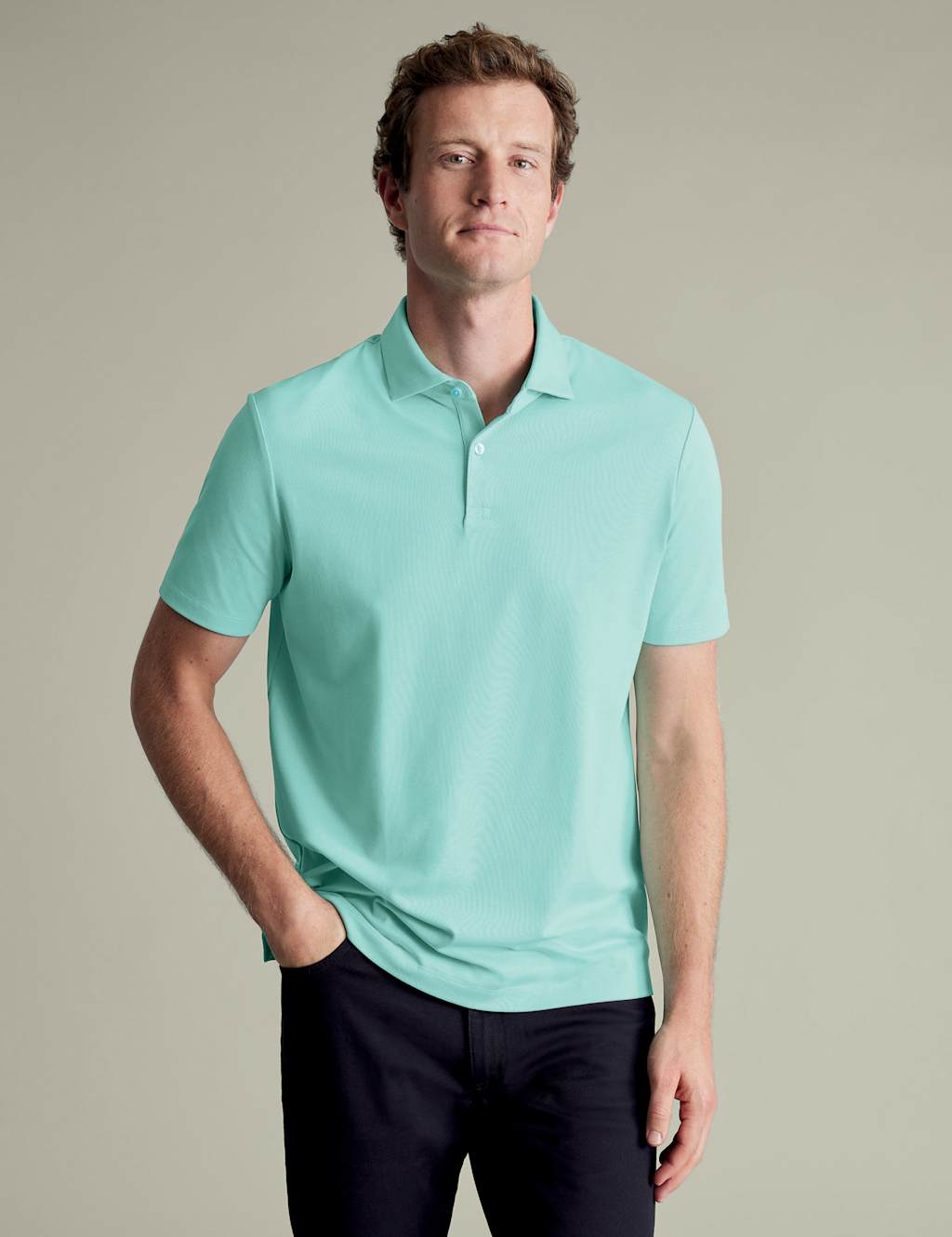 Cotton Rich Pique Polo Shirt 1 of 5