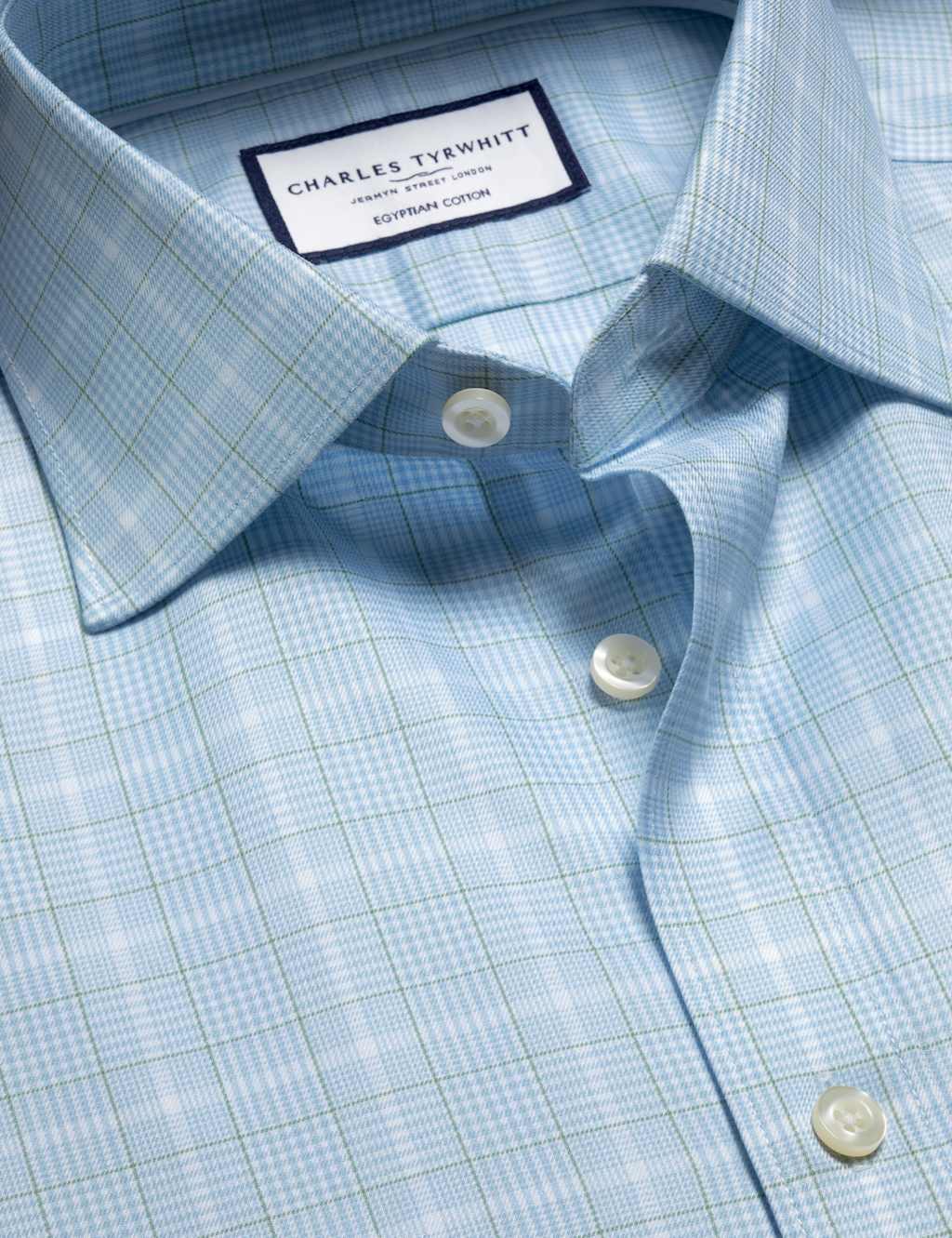 Easy Iron Regular Fit Pure Cotton Check Shirt 5 of 6