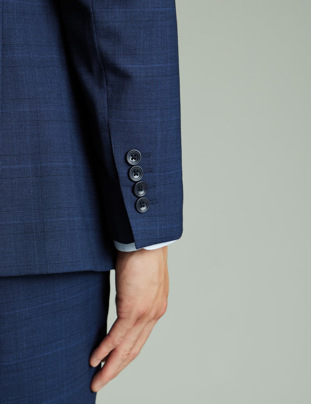 Slim Fit Wool Rich Check Suit Jacket 3 of 3