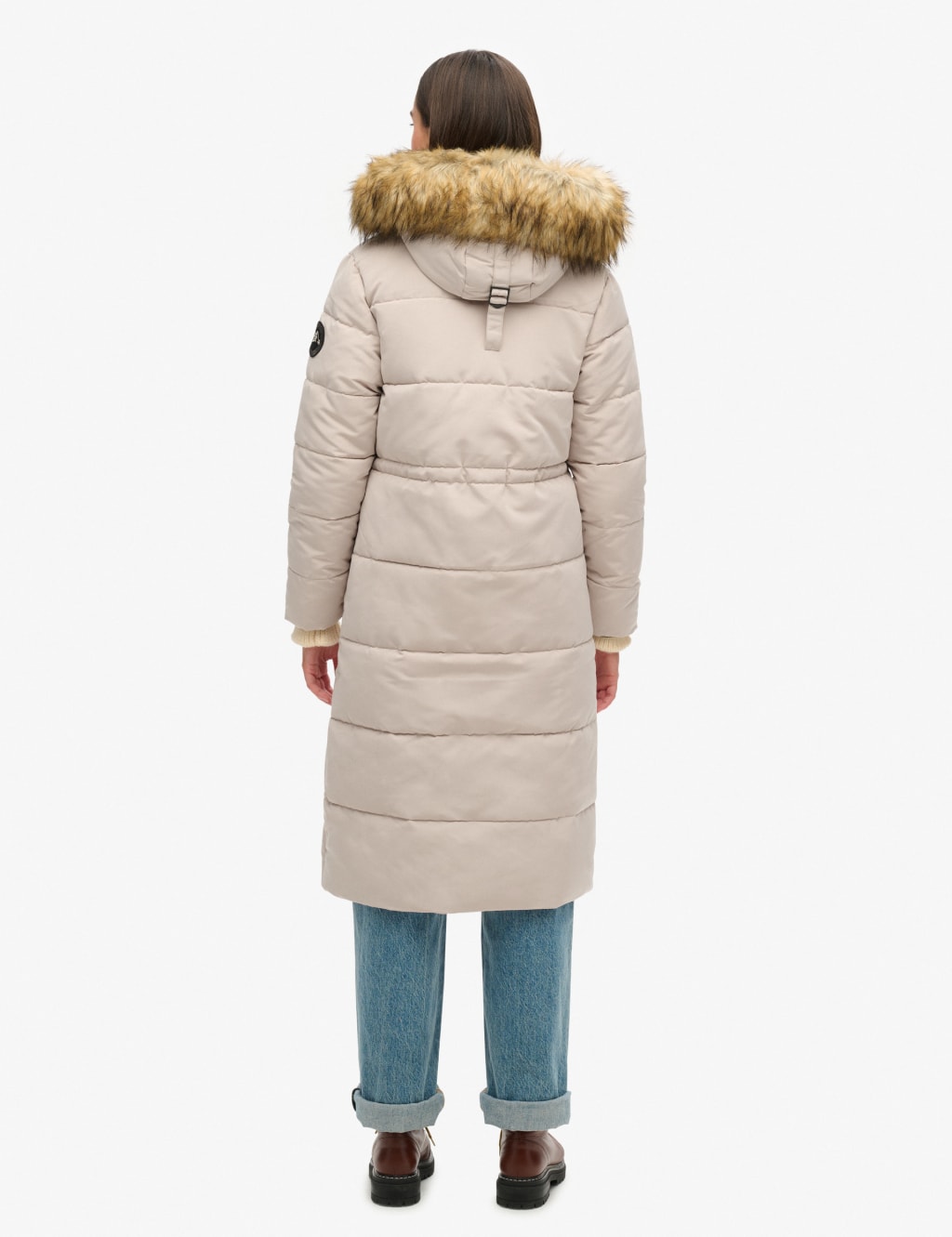 Missguided longline puffer jacket shop