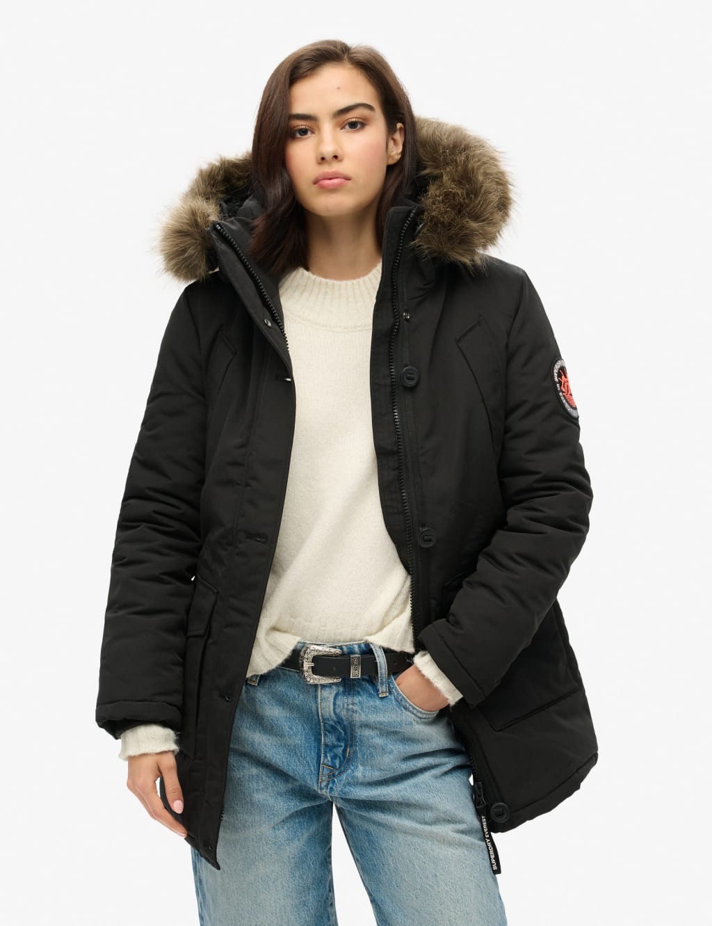 Hooded Parka Coat 2 of 5