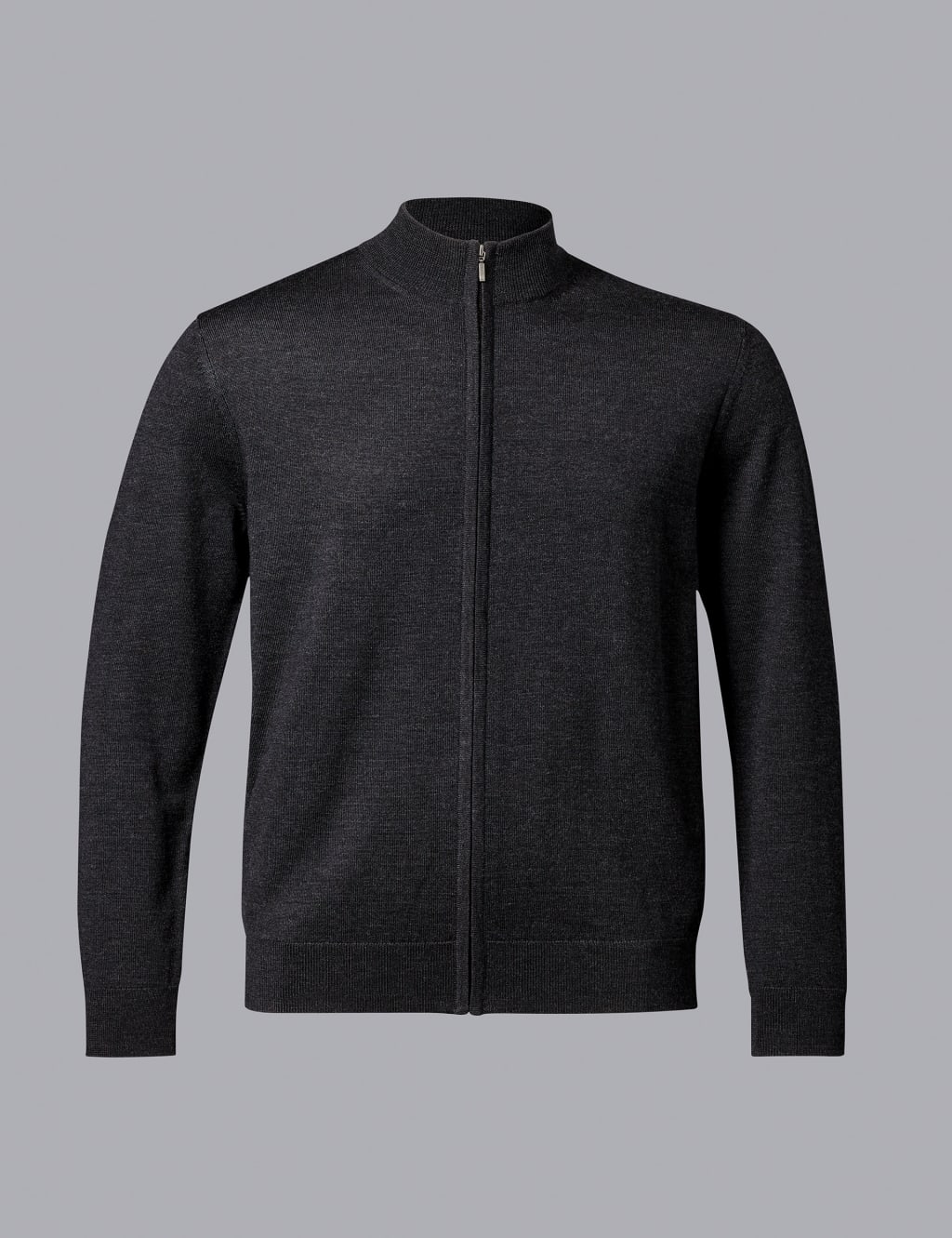 Merino zip through cardigan sales