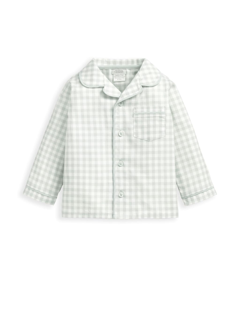Blue Check Woven Pyjamas (6 Mths-2 Yrs) 2 of 4