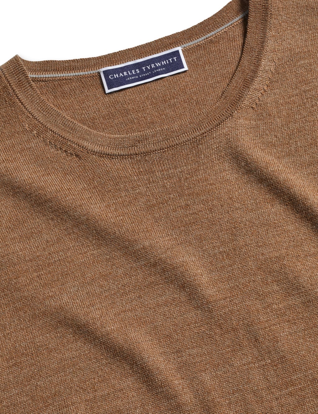 Pure Merino Wool Crew Neck Jumper Charles Tyrwhitt M S