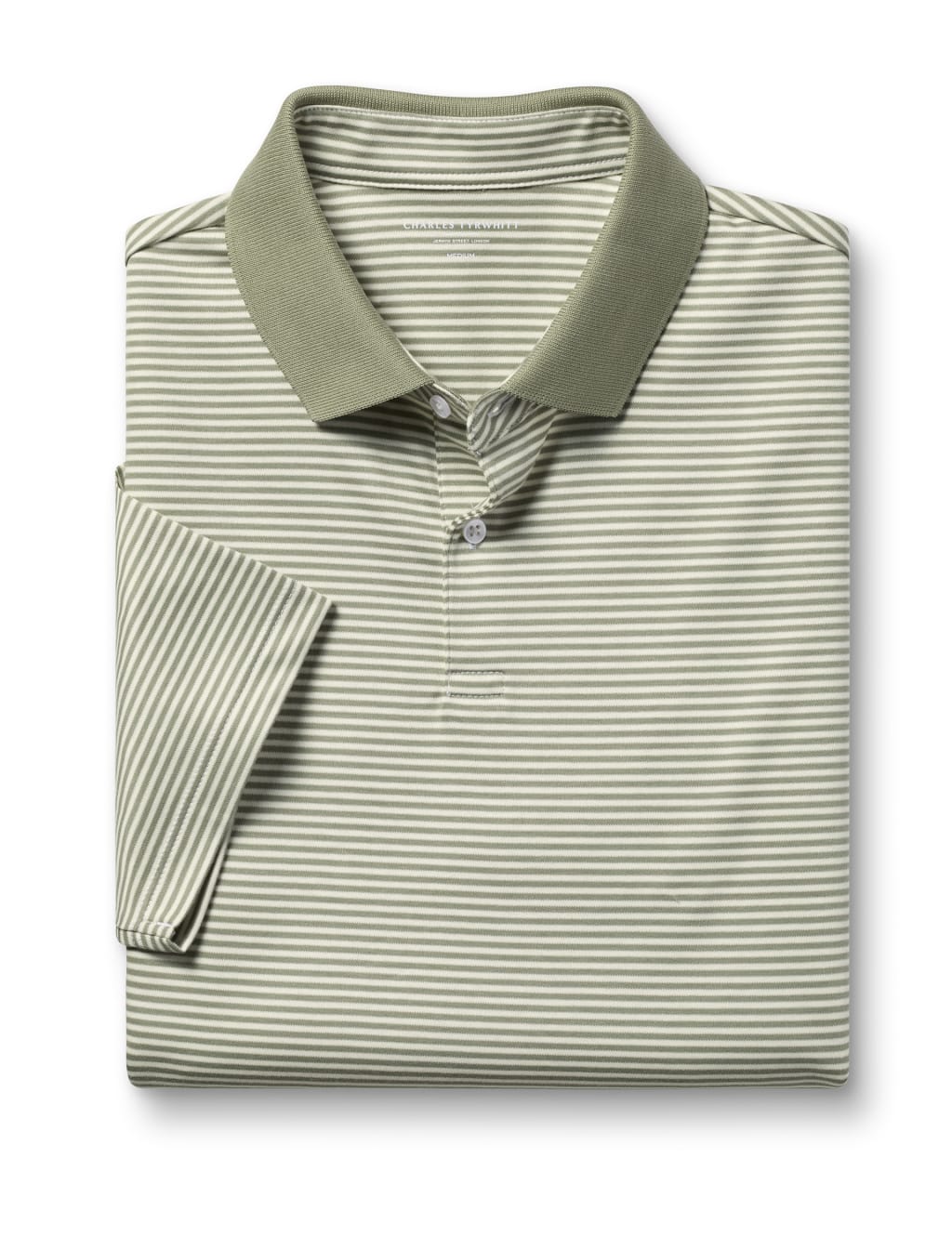 Pure Cotton Jersey Striped Polo Shirt 2 of 5