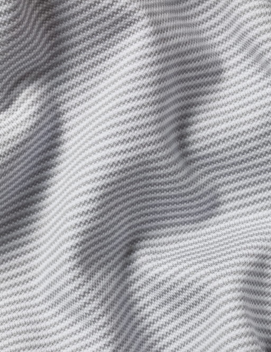 Cotton Rich Pique Striped Polo Shirt 5 of 5