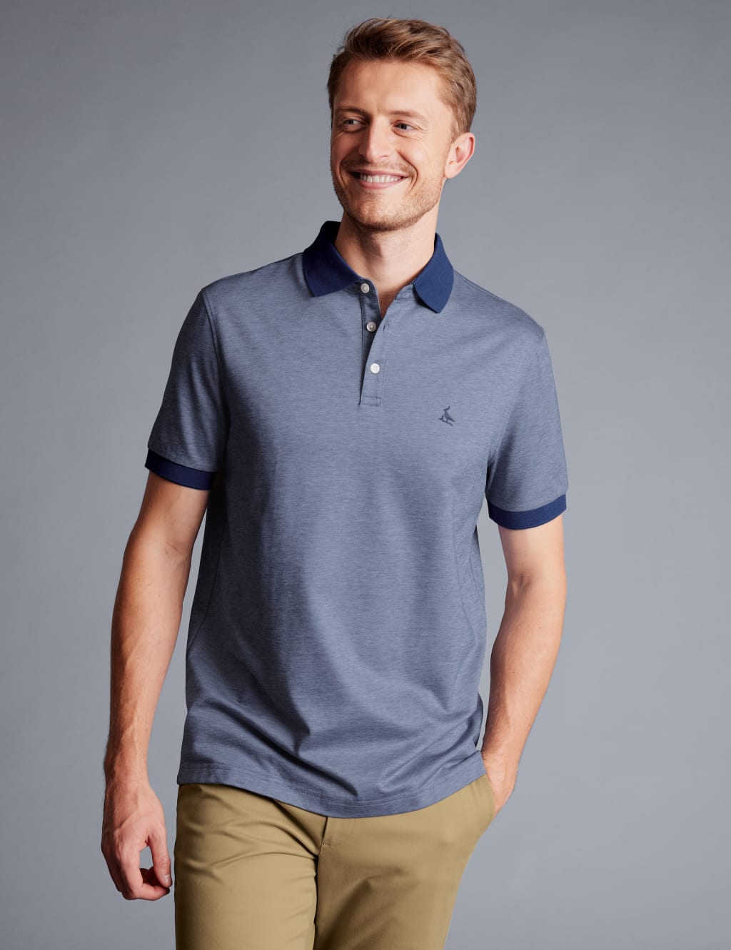 Pure Cotton Pique Polo Shirt 1 of 5