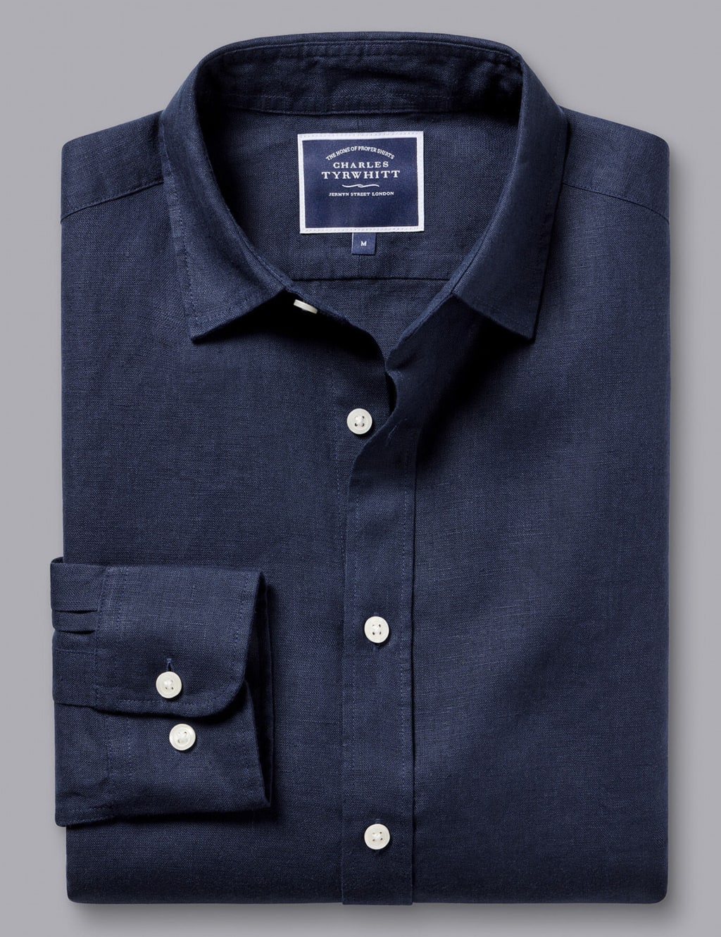 Slim Fit Pure Linen Shirt 2 of 6
